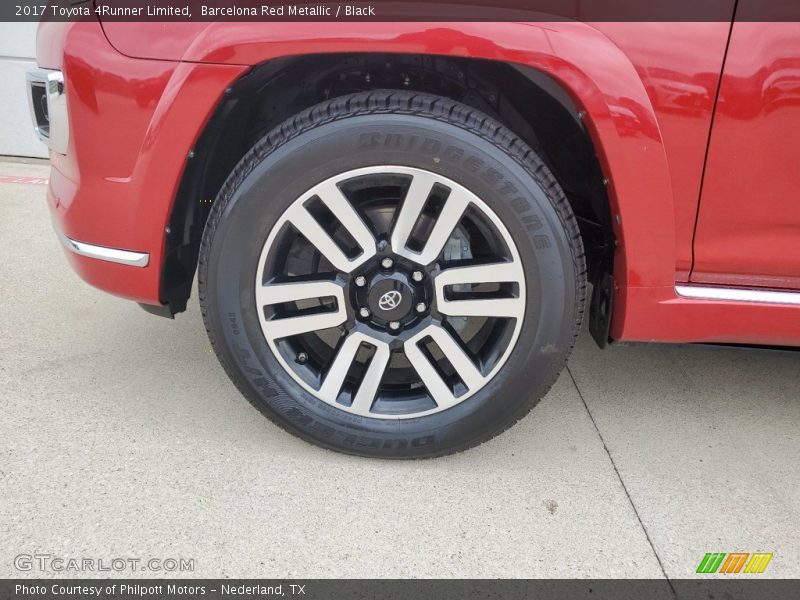 Barcelona Red Metallic / Black 2017 Toyota 4Runner Limited