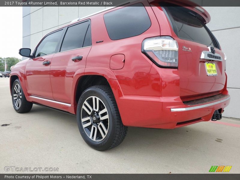 Barcelona Red Metallic / Black 2017 Toyota 4Runner Limited