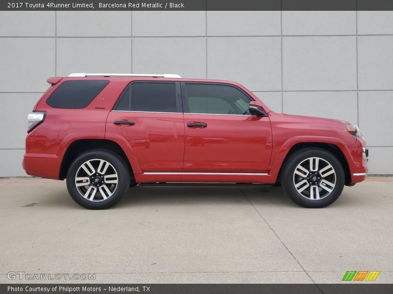 Barcelona Red Metallic / Black 2017 Toyota 4Runner Limited