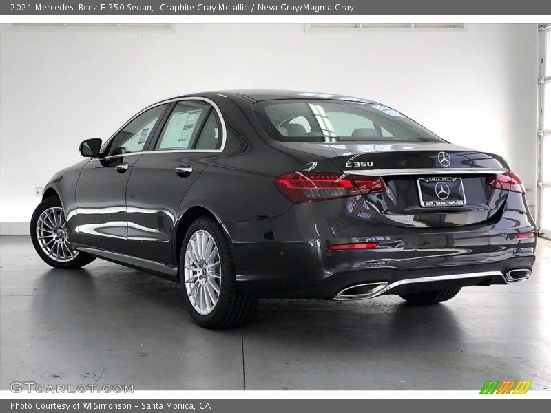 Graphite Gray Metallic / Neva Gray/Magma Gray 2021 Mercedes-Benz E 350 Sedan