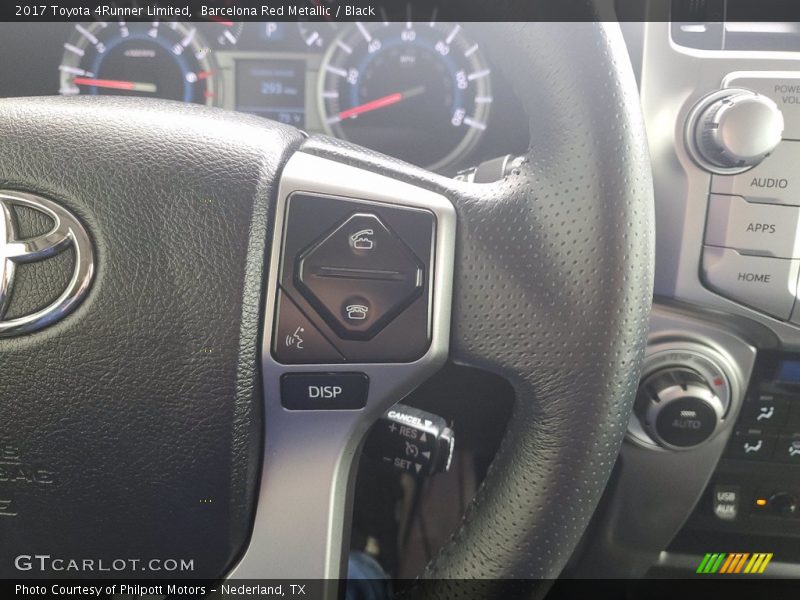 Barcelona Red Metallic / Black 2017 Toyota 4Runner Limited