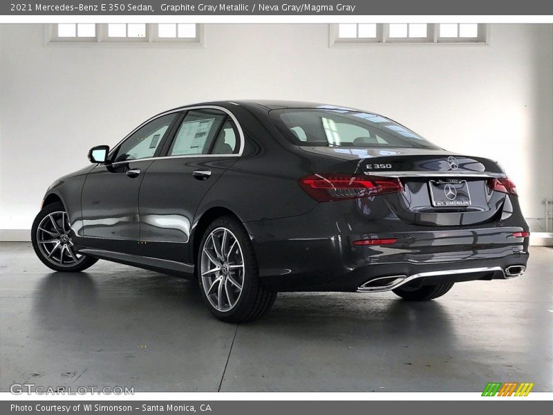 Graphite Gray Metallic / Neva Gray/Magma Gray 2021 Mercedes-Benz E 350 Sedan