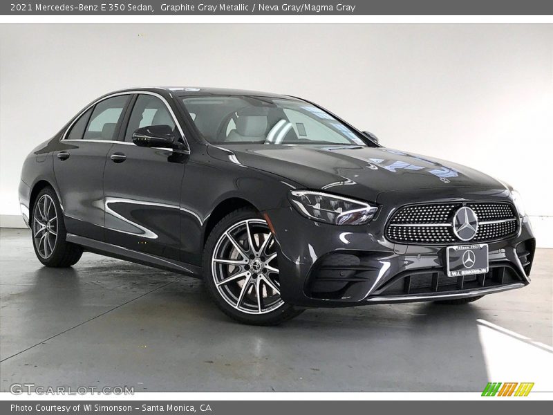 Graphite Gray Metallic / Neva Gray/Magma Gray 2021 Mercedes-Benz E 350 Sedan