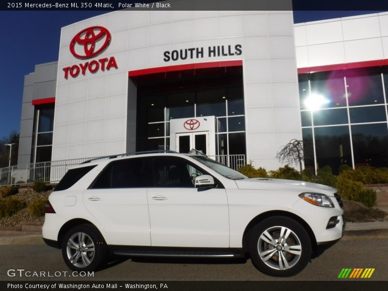 Polar White / Black 2015 Mercedes-Benz ML 350 4Matic
