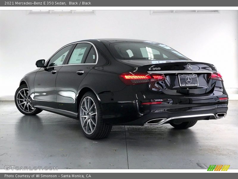 Black / Black 2021 Mercedes-Benz E 350 Sedan