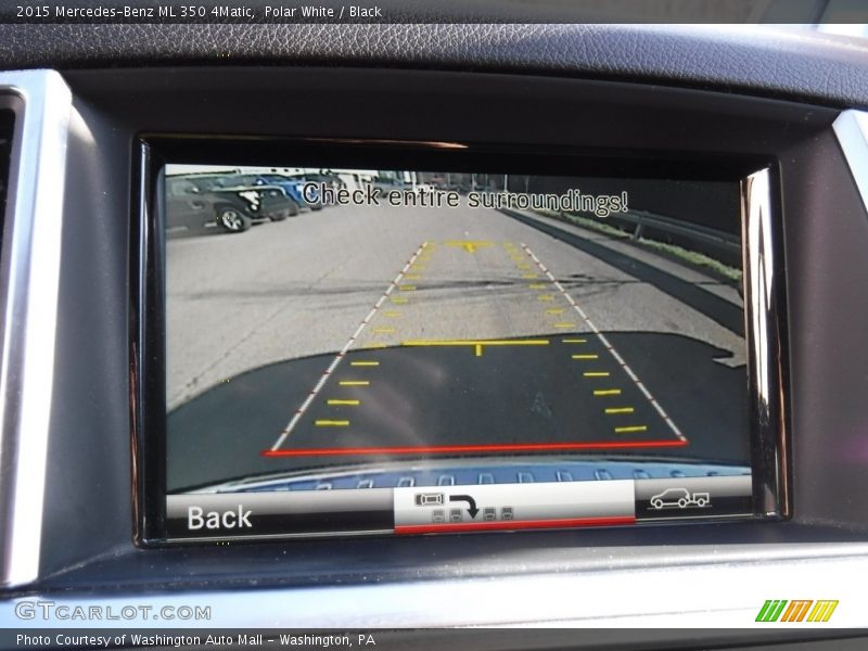 Polar White / Black 2015 Mercedes-Benz ML 350 4Matic