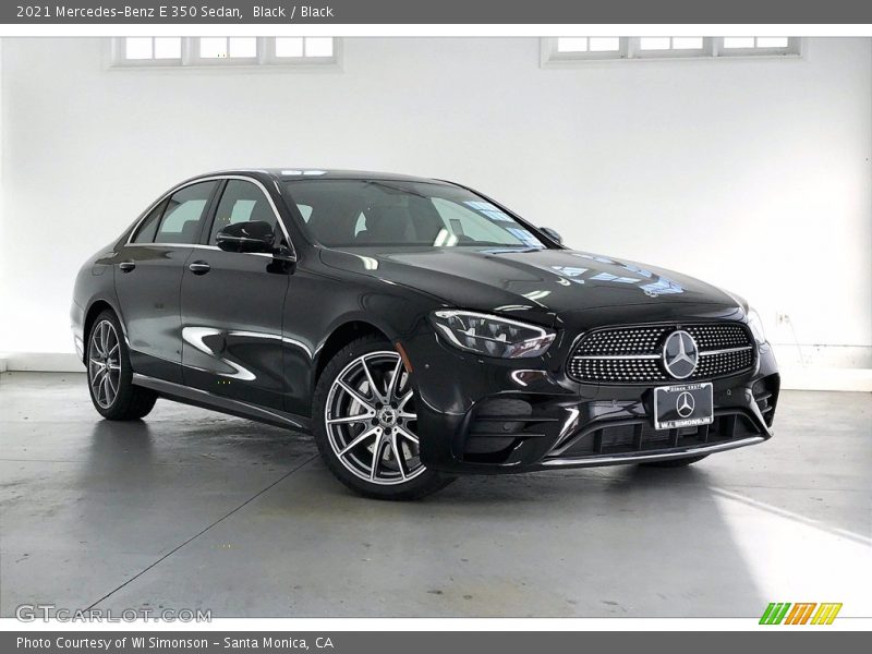 Black / Black 2021 Mercedes-Benz E 350 Sedan