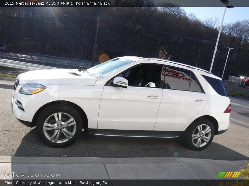 Polar White / Black 2015 Mercedes-Benz ML 350 4Matic