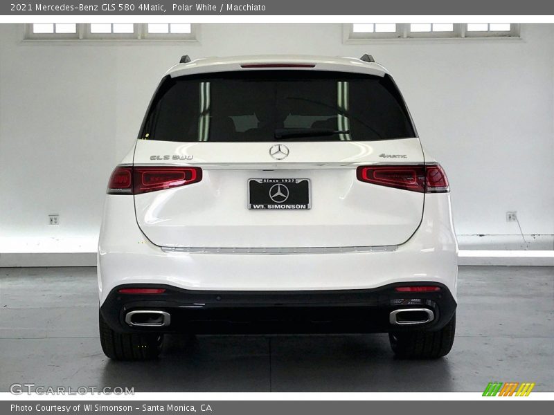 Polar White / Macchiato 2021 Mercedes-Benz GLS 580 4Matic
