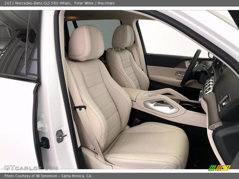Polar White / Macchiato 2021 Mercedes-Benz GLS 580 4Matic