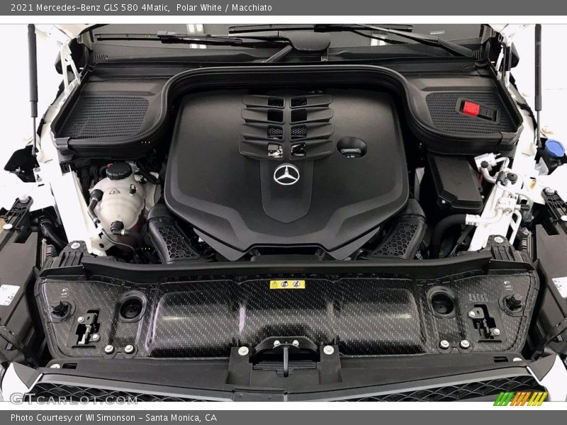 Polar White / Macchiato 2021 Mercedes-Benz GLS 580 4Matic