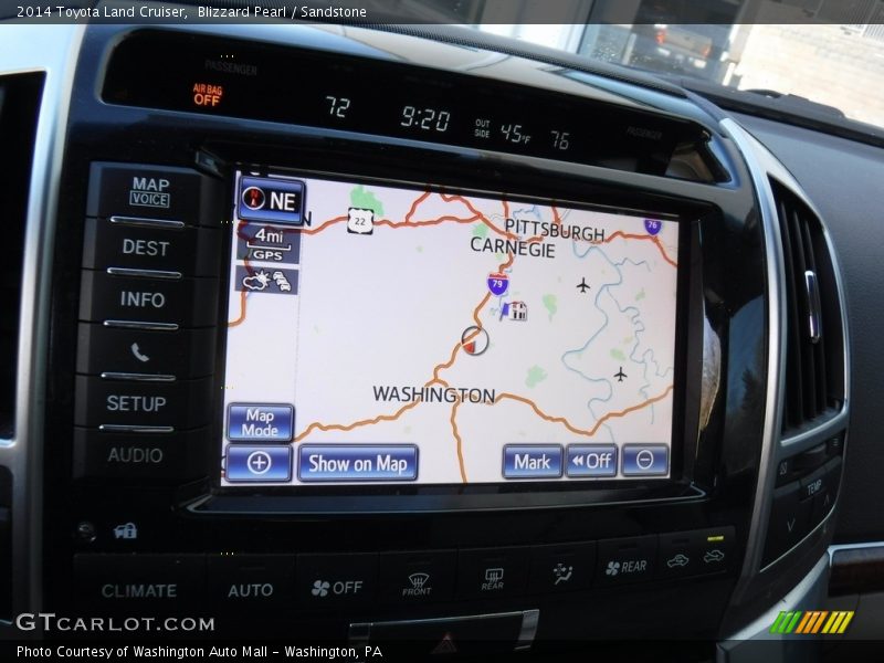 Blizzard Pearl / Sandstone 2014 Toyota Land Cruiser