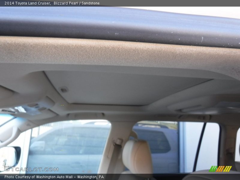 Blizzard Pearl / Sandstone 2014 Toyota Land Cruiser
