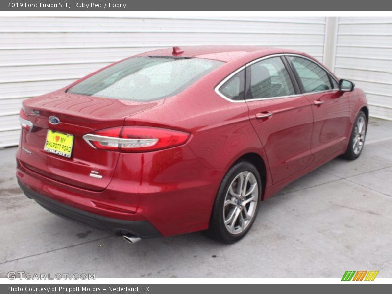 Ruby Red / Ebony 2019 Ford Fusion SEL
