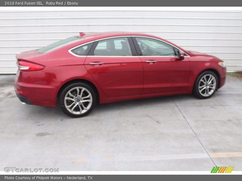 Ruby Red / Ebony 2019 Ford Fusion SEL