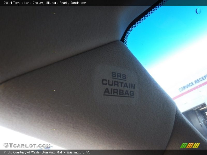 Blizzard Pearl / Sandstone 2014 Toyota Land Cruiser