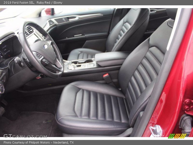 Ruby Red / Ebony 2019 Ford Fusion SEL