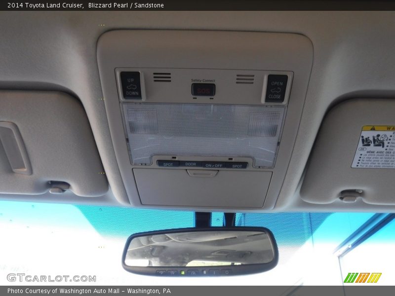 Blizzard Pearl / Sandstone 2014 Toyota Land Cruiser