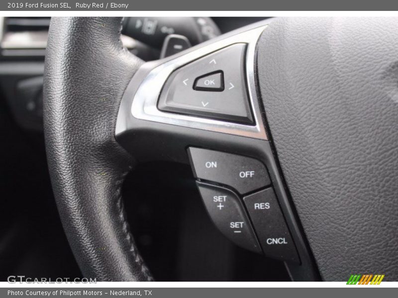 Ruby Red / Ebony 2019 Ford Fusion SEL