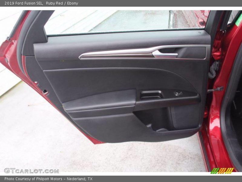 Ruby Red / Ebony 2019 Ford Fusion SEL