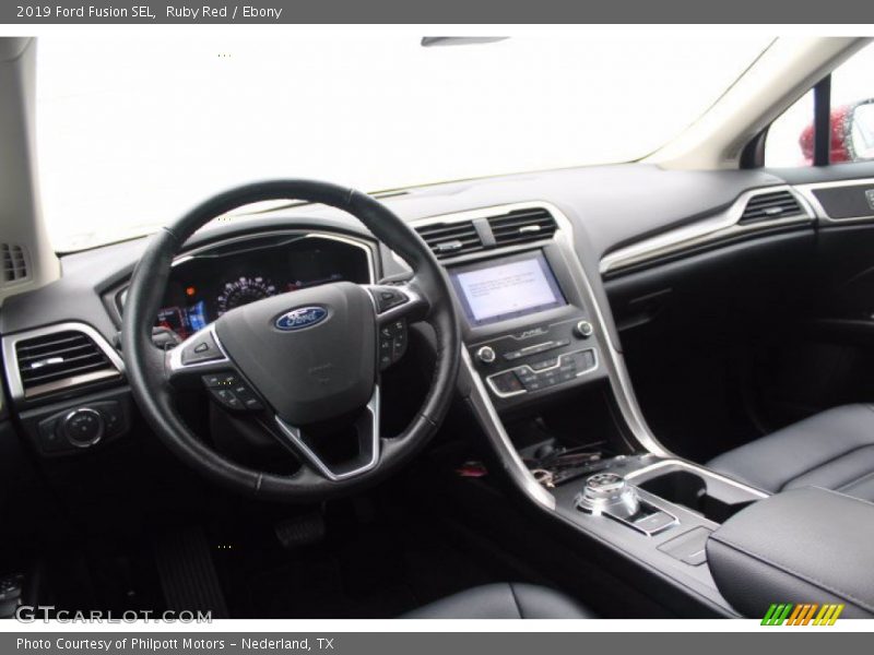 Ruby Red / Ebony 2019 Ford Fusion SEL