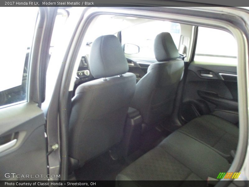 Modern Steel Metallic / Black 2017 Honda Fit LX