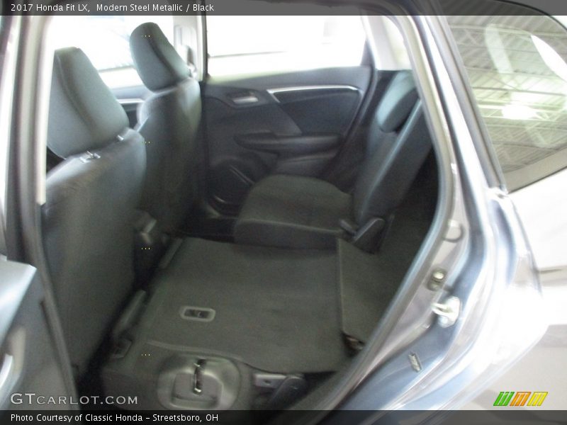 Modern Steel Metallic / Black 2017 Honda Fit LX