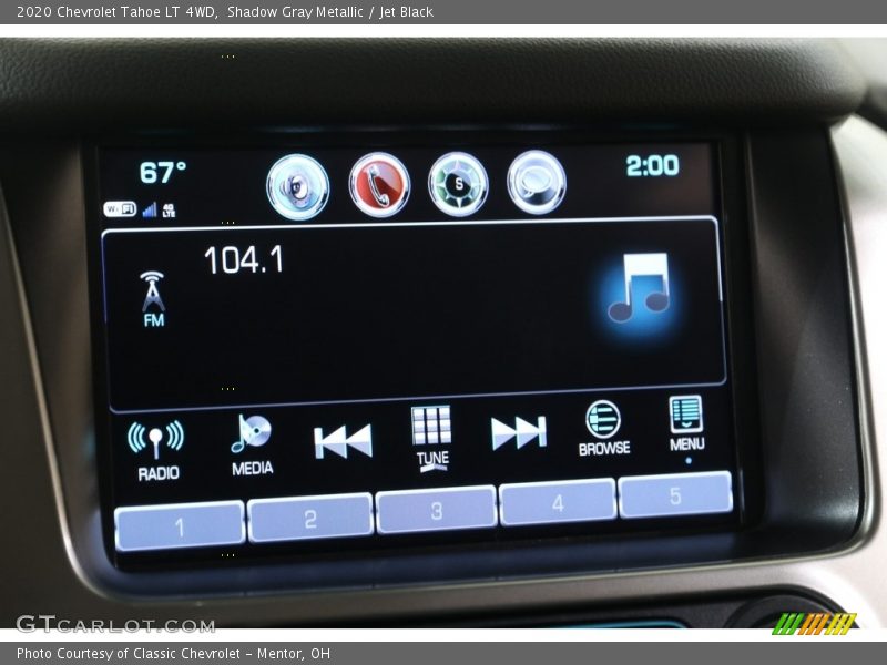 Shadow Gray Metallic / Jet Black 2020 Chevrolet Tahoe LT 4WD
