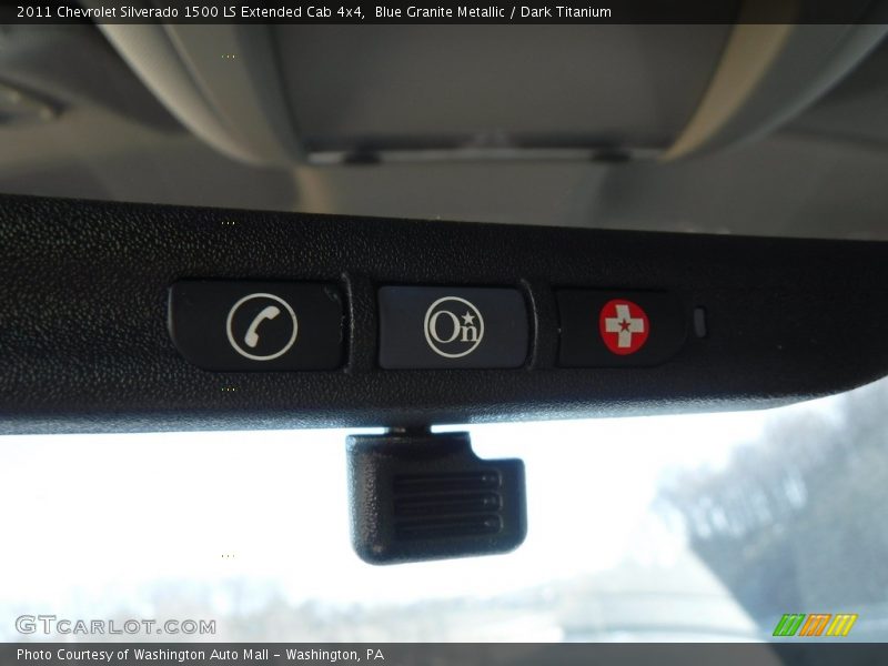 Blue Granite Metallic / Dark Titanium 2011 Chevrolet Silverado 1500 LS Extended Cab 4x4
