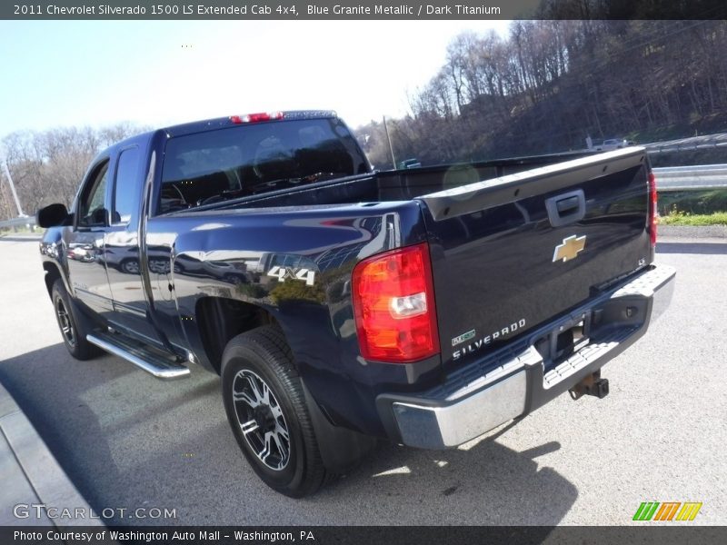 Blue Granite Metallic / Dark Titanium 2011 Chevrolet Silverado 1500 LS Extended Cab 4x4