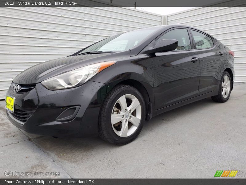 Black / Gray 2013 Hyundai Elantra GLS