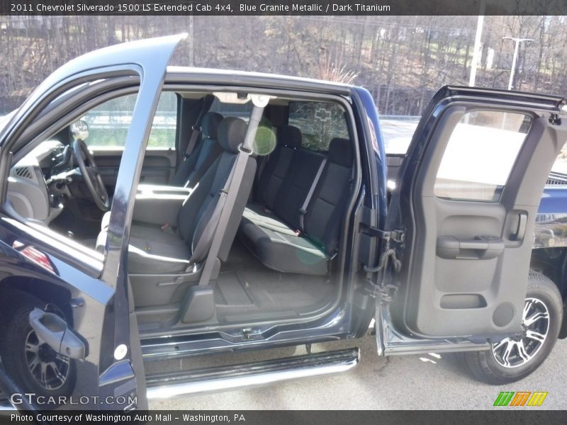 Blue Granite Metallic / Dark Titanium 2011 Chevrolet Silverado 1500 LS Extended Cab 4x4