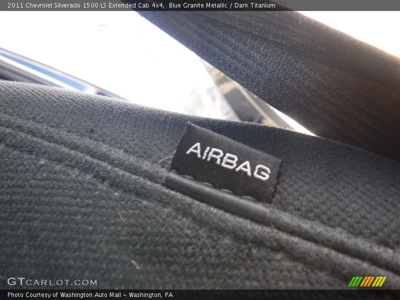 Blue Granite Metallic / Dark Titanium 2011 Chevrolet Silverado 1500 LS Extended Cab 4x4