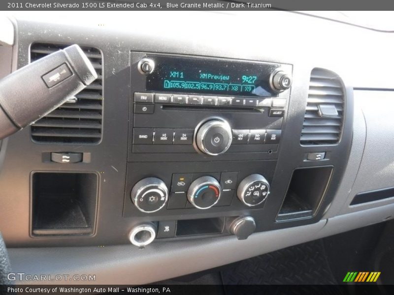 Blue Granite Metallic / Dark Titanium 2011 Chevrolet Silverado 1500 LS Extended Cab 4x4