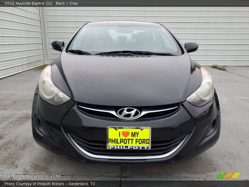 Black / Gray 2013 Hyundai Elantra GLS