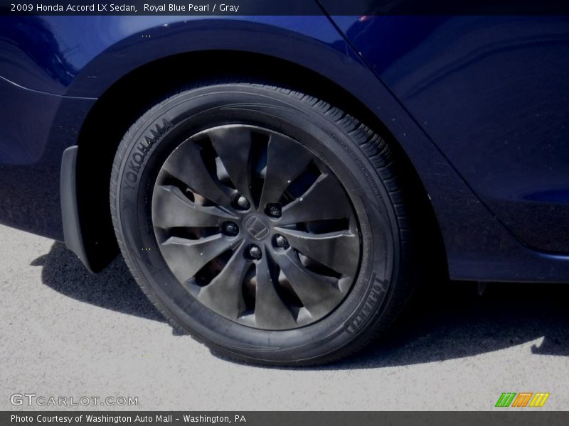 Royal Blue Pearl / Gray 2009 Honda Accord LX Sedan