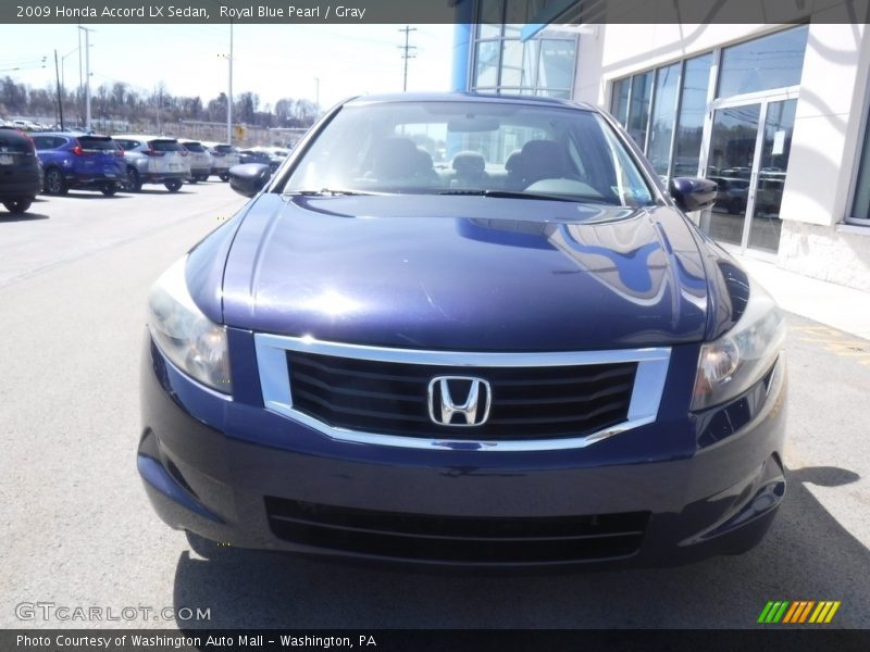 Royal Blue Pearl / Gray 2009 Honda Accord LX Sedan