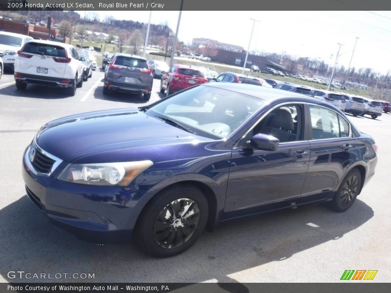 Royal Blue Pearl / Gray 2009 Honda Accord LX Sedan
