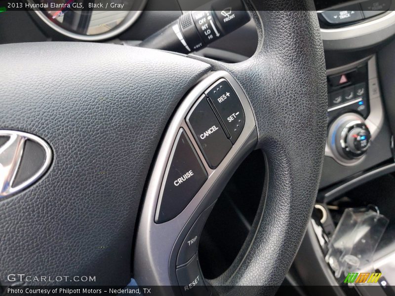 Black / Gray 2013 Hyundai Elantra GLS