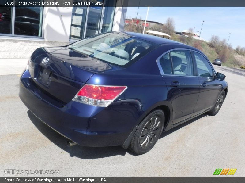 Royal Blue Pearl / Gray 2009 Honda Accord LX Sedan
