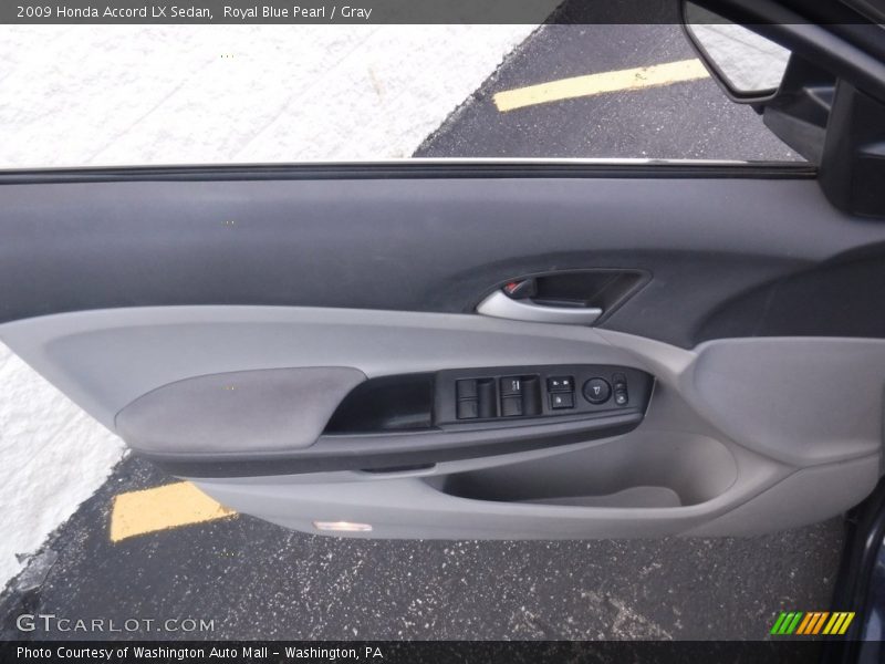 Royal Blue Pearl / Gray 2009 Honda Accord LX Sedan