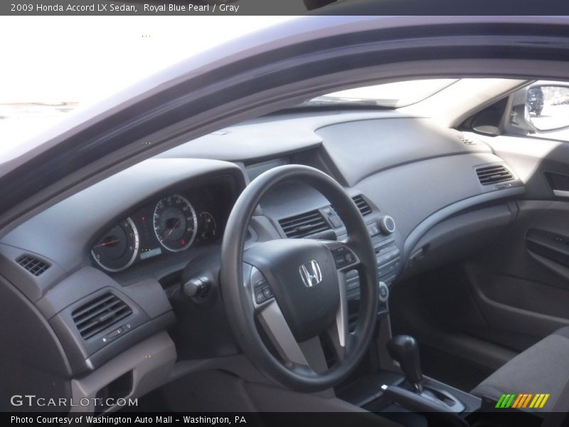 Royal Blue Pearl / Gray 2009 Honda Accord LX Sedan