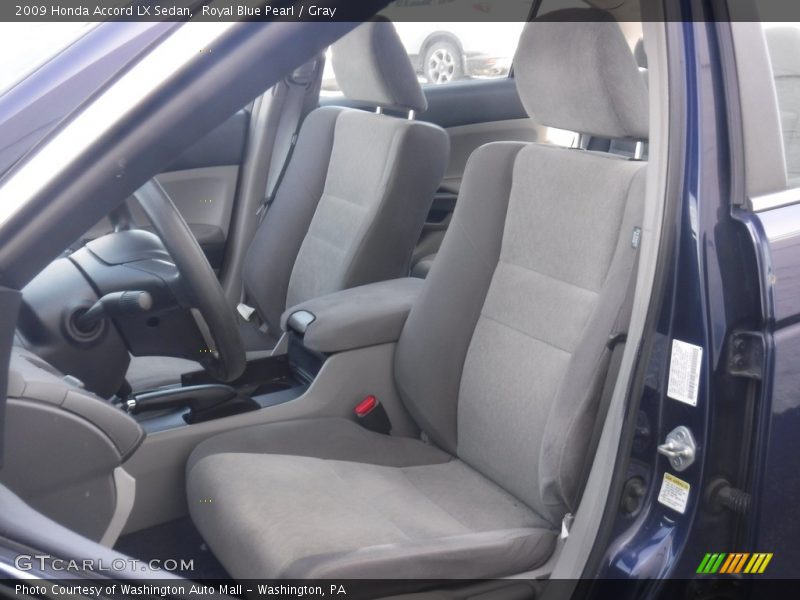 Royal Blue Pearl / Gray 2009 Honda Accord LX Sedan