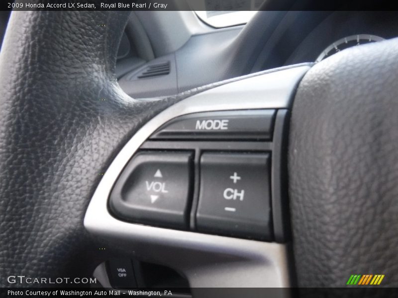 Royal Blue Pearl / Gray 2009 Honda Accord LX Sedan