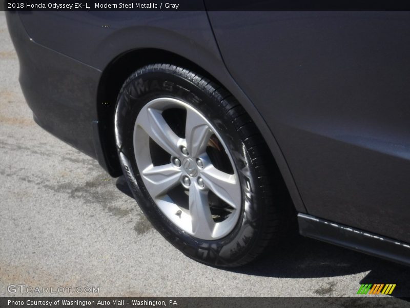 Modern Steel Metallic / Gray 2018 Honda Odyssey EX-L