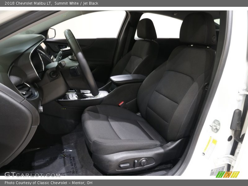 Summit White / Jet Black 2018 Chevrolet Malibu LT