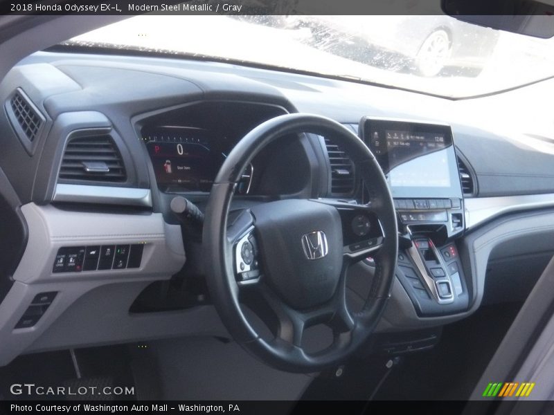 Modern Steel Metallic / Gray 2018 Honda Odyssey EX-L
