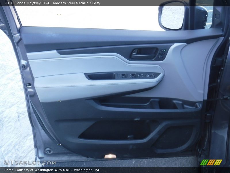Modern Steel Metallic / Gray 2018 Honda Odyssey EX-L