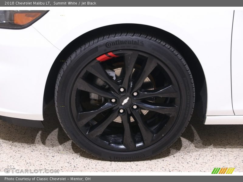 Summit White / Jet Black 2018 Chevrolet Malibu LT
