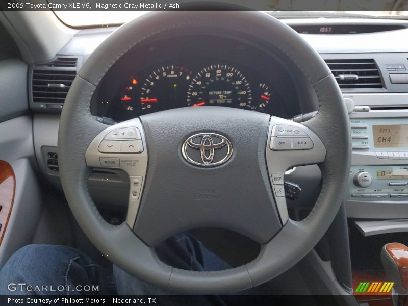 Magnetic Gray Metallic / Ash 2009 Toyota Camry XLE V6